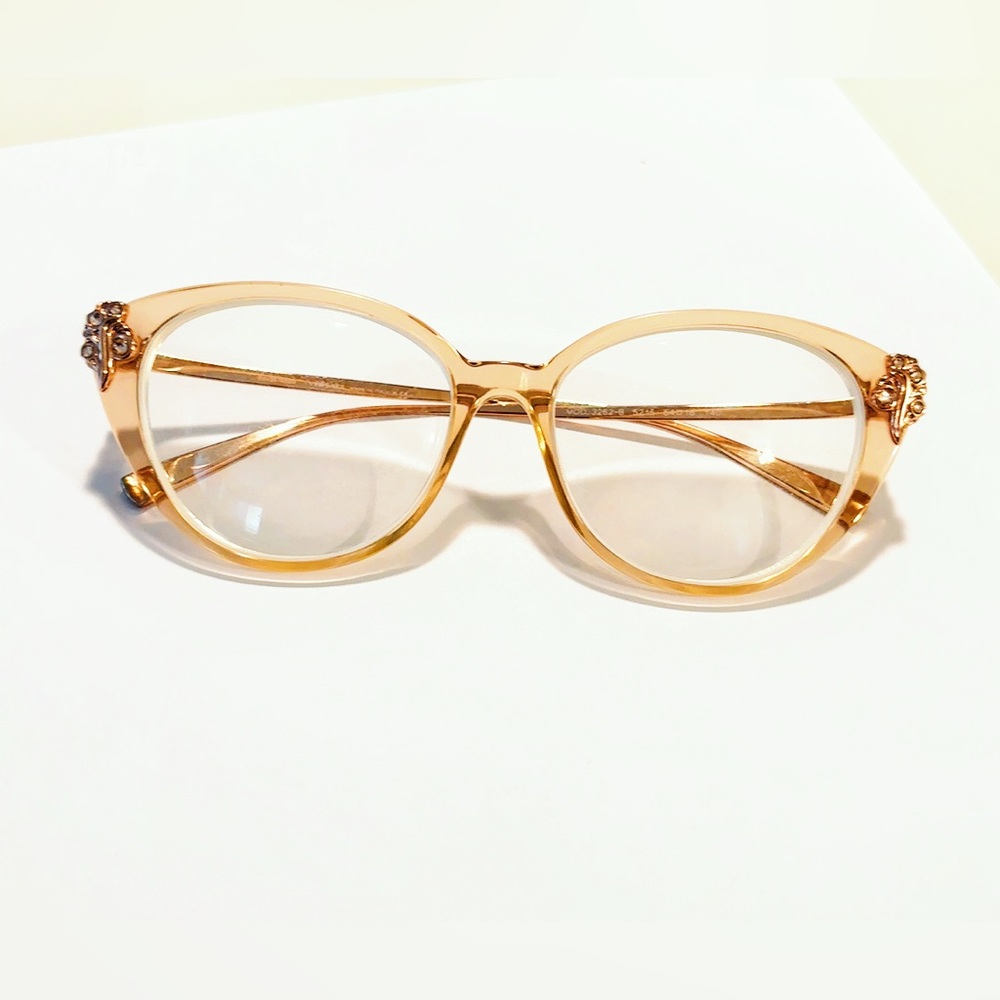 Versace Elegant Gold Women's Eyeglasses